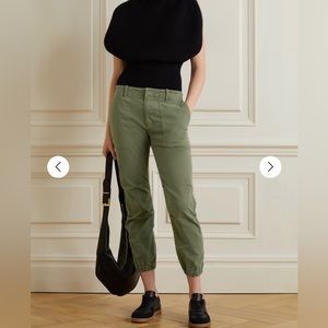 Nili Lotan joggers size 2 in army green.